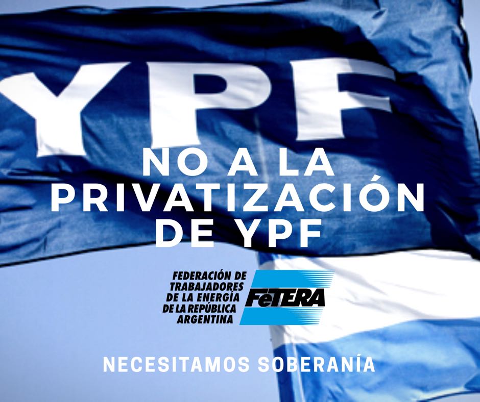 Macri and the privatization of YPF
