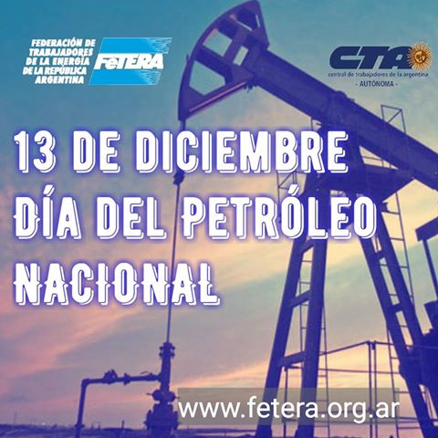 December 13: National Oil Day